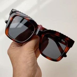 Quay Australia Icy Studs Tortoise Sunglasses